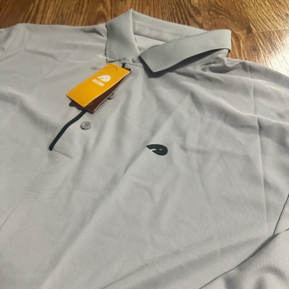 🆕 ALLZERO Mens Golf Polo Quick Dry Shirt Size XL (gray) - Picture 6 of 12